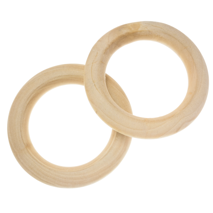 Wooden Rings (58 x 9 mm, inner size 40 mm) 10 pcs Wooden Rings (58 x 9 mm, inner size 40 mm) 10 pcs