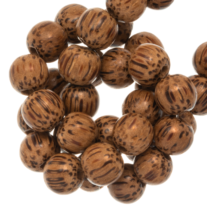 natural colors wood beads 10 mm
