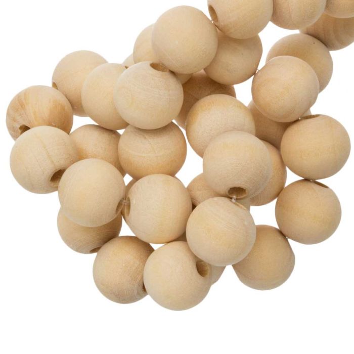 Natural Wooden Beads (12 x 10 mm) 50 pcs Natural Wooden Beads (12 x 10 mm) 50 pcs
