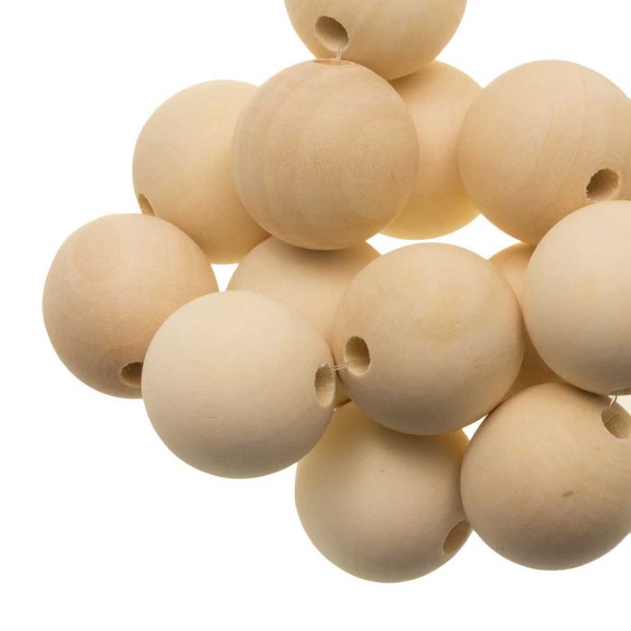 Natural Wooden Beads (20 x 18 mm) 25 pcs