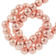 Czech Glass Pearls (2 mm) Shiny Antique Pink (150 pcs)