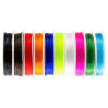 Variety Pack - Elastic Thread (0.8 mm) Mix Color (10 x 8 meters)