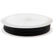 Tiger Tail Wire (0.7 mm) Black (25 meter)