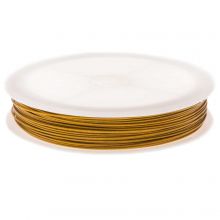 Tiger Tail Wire (0.7 mm) Gold (25 meters)