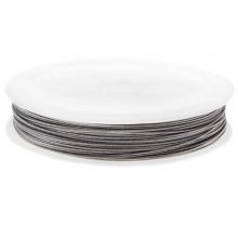Tiger Tail Wire (0.45 mm) Silver (25 meters)
