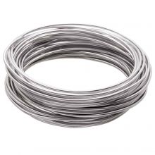 Aluminium Wire (2 mm) Silver (5 meters)