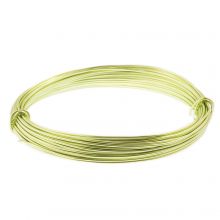 Aluminium Wire (1 mm) Light Green (10 meters)