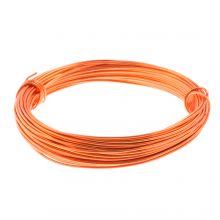 Aluminium Wire (1 mm) Dark Orange (10 meters)