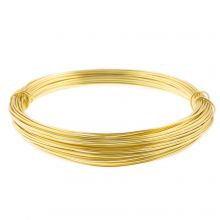 Aluminium Wire (0.8 mm) Gold (10 meters)