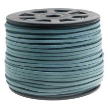 Faux Suede Cord (3 mm) Light Sky Blue (91 meters)
