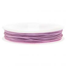 Nylon Cord (1 mm) Clear Lilac (15 Meter)