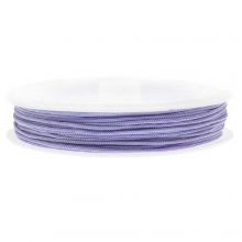 Nylon Cord (1 mm) Iris Purple (15 Meter)