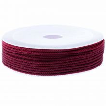 Nylon Cord Braided (1.5 mm) Persian Red (12 meters)