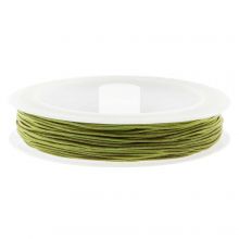 Nylon Cord (0.5 mm) Olive Green (25 Meter)