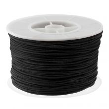 Satin Cord (1 mm) Black (91 meters)