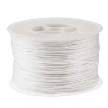 Satin Cord (1 mm) White (91 meters)