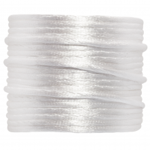 Satin Cord (1.8 mm) White (15 meters)