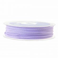 Twisted Nylon Cord (1 mm) Lavender (15 Meter)