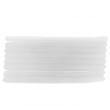 Rubber Cord (3 mm) White (5 Meter) hollow inside