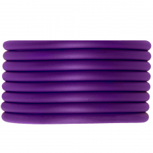 Rubber Cord (2 mm) Perfect Purple (5 meters) hollow inside