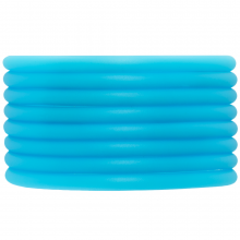 Rubber Cord (4 mm) Sky Blue (5 meters) hollow inside