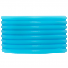 Rubber Cord (2 mm) Sky Blue (5 meters) hollow inside