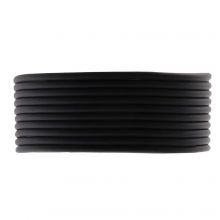 Rubber Cord (2 mm) Black (5 meters)