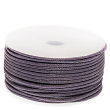 Waxed Cotton Cord (circa 1.5 mm) Purple Haze (25 meters)
