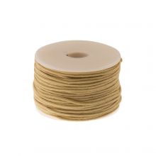 Waxed Cotton Cord (ca 0.8 mm) Dusky Citron (25 meters)