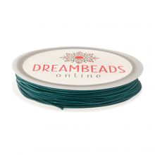 Waxed Polyester Cord (0.5 mm) Enamel Blue (20 meters)
