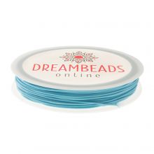 Waxed Polyester Cord (0.5 mm) River Blue (20 meters)