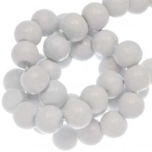 Glass Beads (8 mm) Off White (25 pcs)