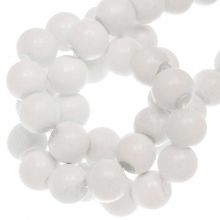 Glass Beads (6 mm) White (35 pcs)