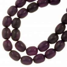 Resin Beads (10 x 8 mm) Mulberry (18 pcs)