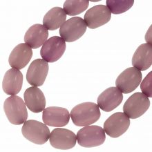 Resin Beads (10 x 8 mm) Old Pink (18 pcs)