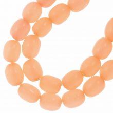 Resin Beads (10 x 8 mm) Peach Coral (18 pcs)