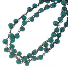 Glass Beads (4 mm) Aquamarine (140 pcs)