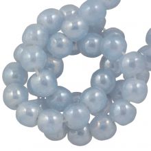 Glass Beads Mother of Pearl Look (4 mm) Celestial Blue (235 pcs)