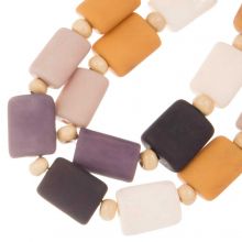 Resin Beads (12 x 14 mm) Mix Color (8 pcs)