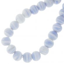 Glass Beads (10 - 11 mm) Cashmere Blue  (20 pcs)
