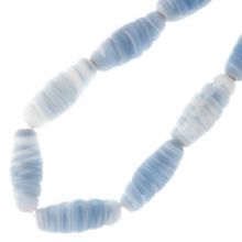 Glass Beads (21 - 22 x 8 - 10 mm) Skyway (8 pcs)