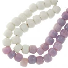 Glass Beads (10 x 9 mm) Cosmic Sky (44 pcs)