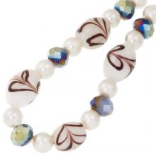 Bead Mix - Glass Beads (7.5 - 17 x 8 - 13 mm) Baroque (19 pcs)