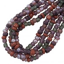 Bead Mix - Seed Beads (3 - 4 mm) Mix Color Terracotta (800 pcs)