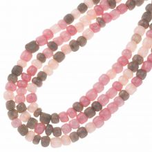 Bead Mix - Seed Beads (3 - 4 mm) Mix Color Wild Rose (600 pcs)