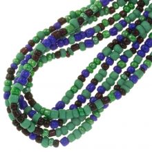 Bead Mix - Seed Beads (2 - 3 mm) Mix Color Marine Green (1450 pcs)