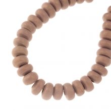 Ceramic Beads  (8 - 9 x 4 - 5 mm) Deauville Mauve (37 pcs)