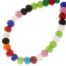 Bead Mix - Glass Beads (8 x 6 mm) Colorful (29 pcs)