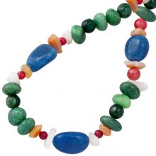 Bead Mix - Gemstone Beads (3 - 18 x 4.5 - 13 mm) Peru (33 pcs)