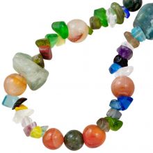 Bead Mix - Glass Beads & Gemstone (2.5 - 15 x 4.5 - 17 mm) Colorful (40 pcs)
